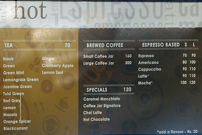 Coffee Jar Pune Menu - 1