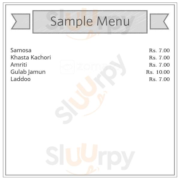 Shree Ganesh Nasta Sweets Kolkata (Calcutta) Menu - 1