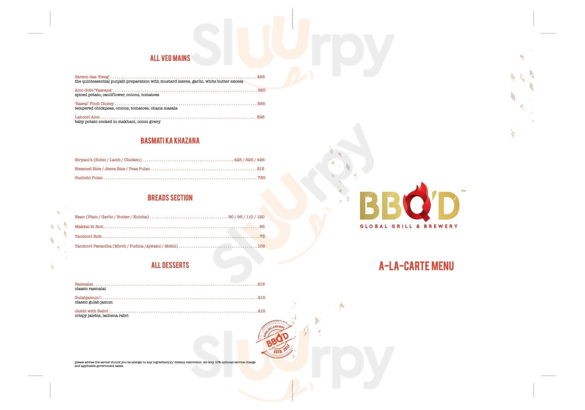 Bbq'd Bengaluru Menu - 1