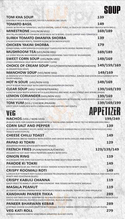 Le Stone Pune Menu - 1