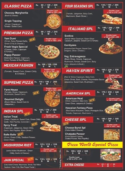 Pizza World Jaipur Menu - 1