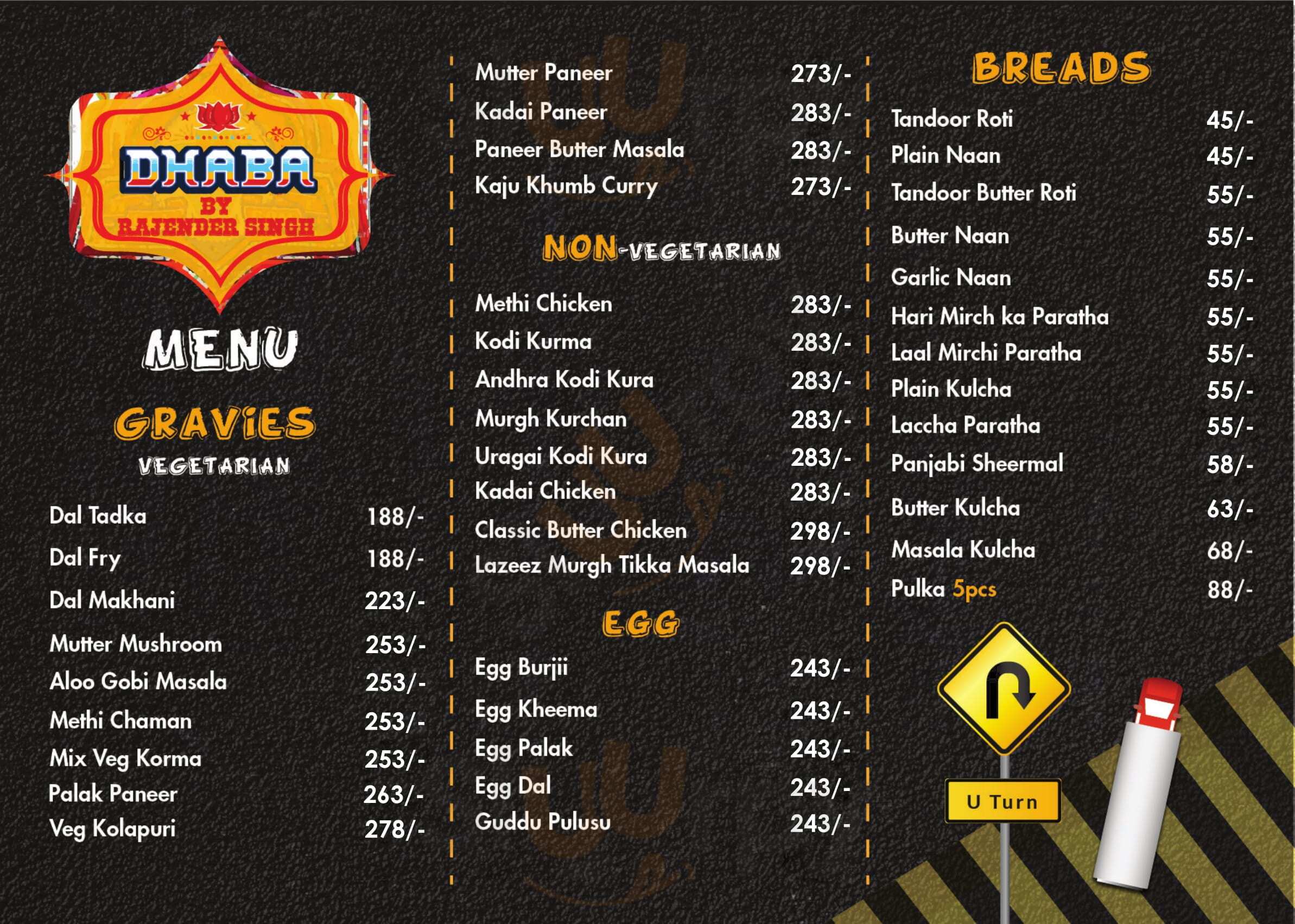 Tollgate Hyderabad Menu - 1