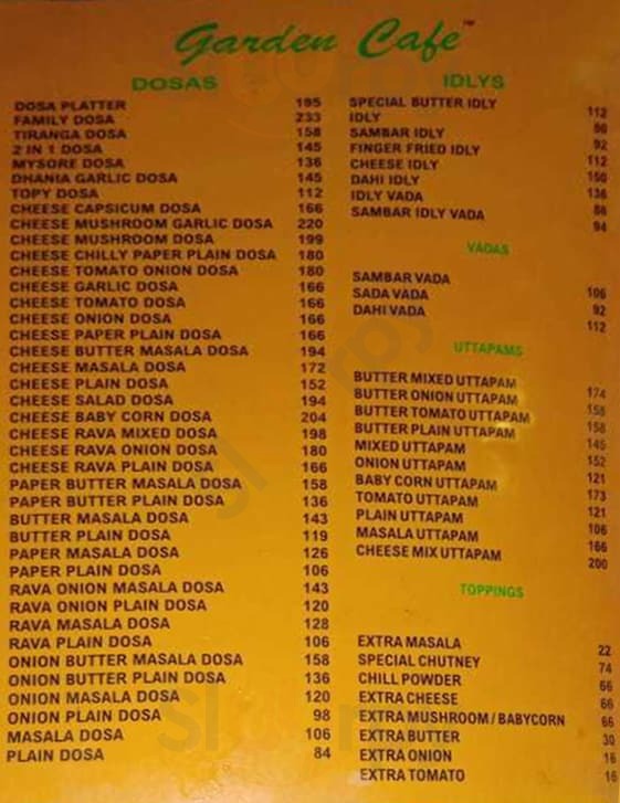 Fillers Kolkata (Calcutta) Menu - 1