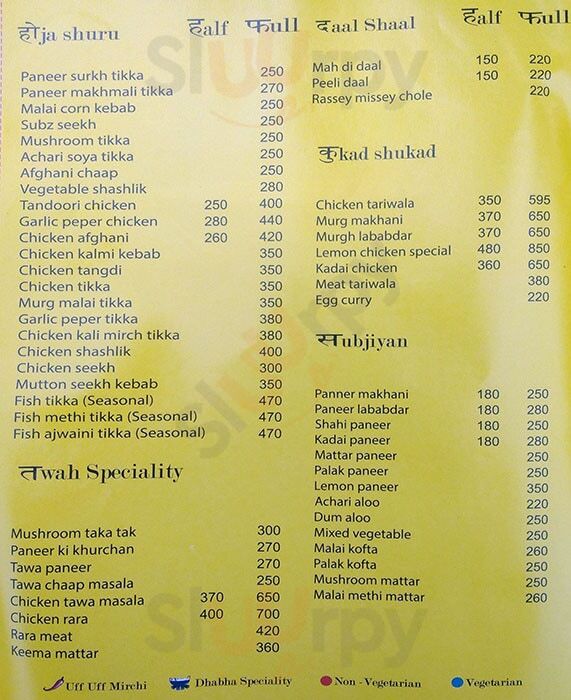 Urban Dhaba Gurugram (Gurgaon) Menu - 1