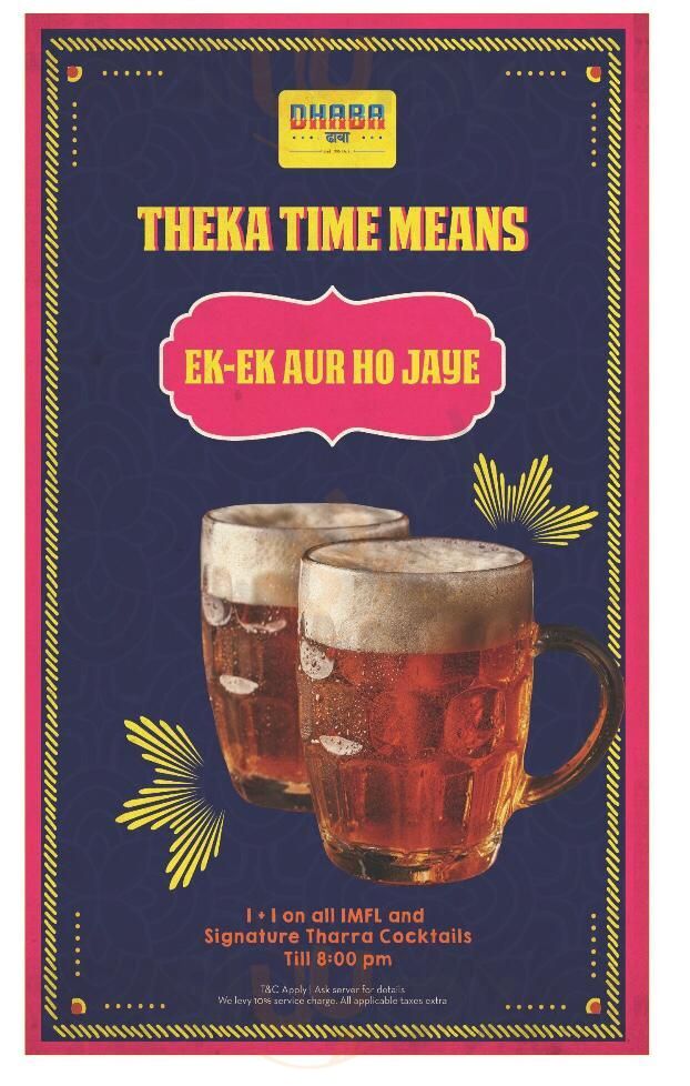 Dhaba Estd 1986 Bengaluru Menu - 1