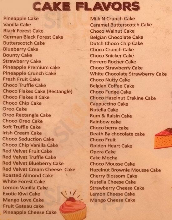 Baker's Oven Gurugram (Gurgaon) Menu - 1