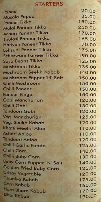 Asli Punjabi Rasoi Chennai (Madras) Menu - 1