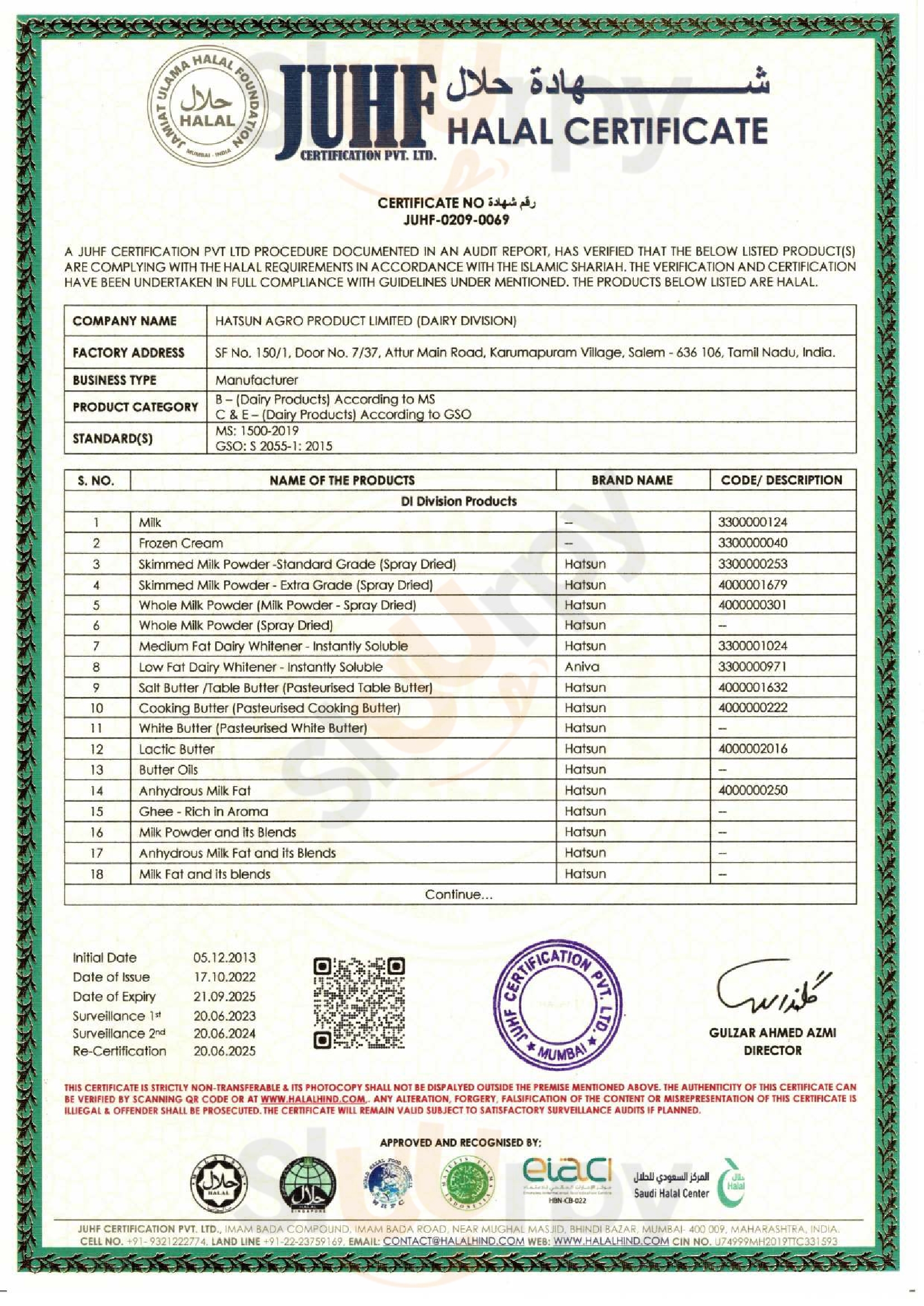 Ibaco Bengaluru Menu - 1