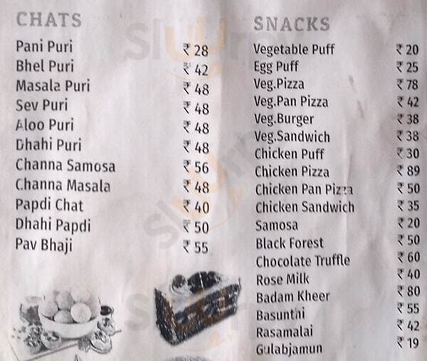 Ajantha Bakers & Sweets Chennai (Madras) Menu - 1