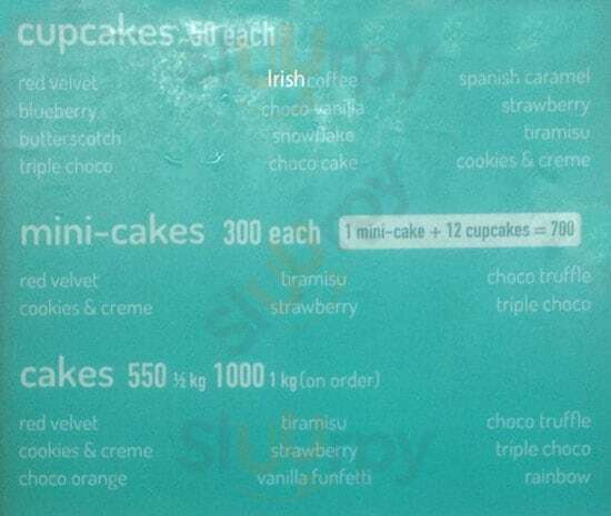 Bite Me Cupcakes Bengaluru Menu - 1