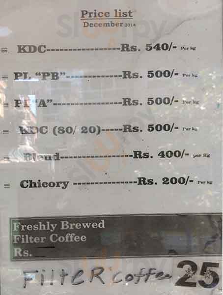 Vivekananda Coffee Chennai (Madras) Menu - 1