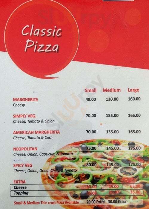 Pizza Point - Science City Ahmedabad Menu - 1