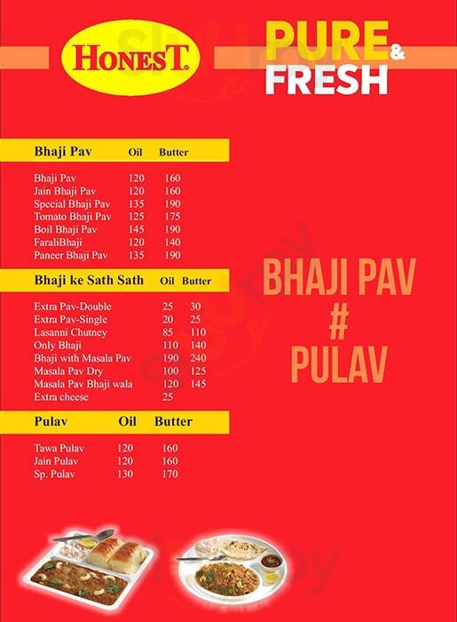 Honest Mani Nagar Ahmedabad Menu - 1