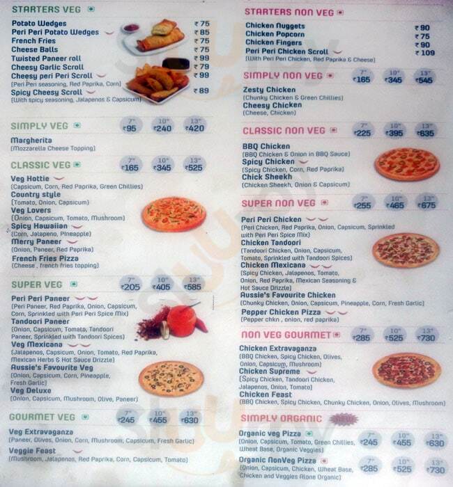 Eagle Boys Pizza Chennai (Madras) Menu - 1