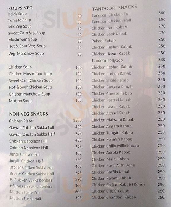 Sudama Pune Menu - 1