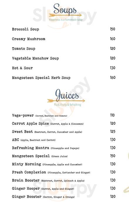 Mangosteen Cafe Indore Menu - 1