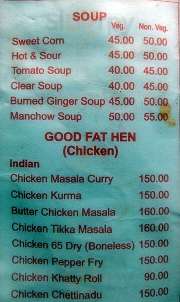 Jack N Jill Fast Food Chennai (Madras) Menu - 1