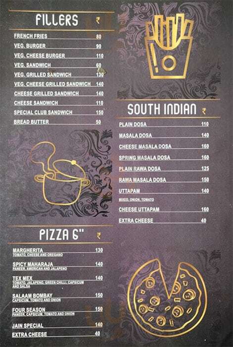 Tgb Food Court Ahmedabad Menu - 1