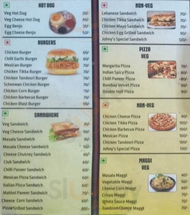 Johney Hot Dog Indore Menu - 1