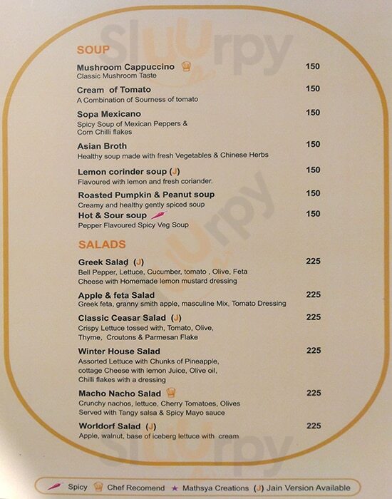 Mathsya Adyar Branch Chennai (Madras) Menu - 1