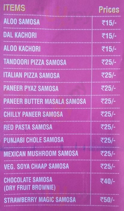 Thaggu Ke Samose Jaipur Menu - 1