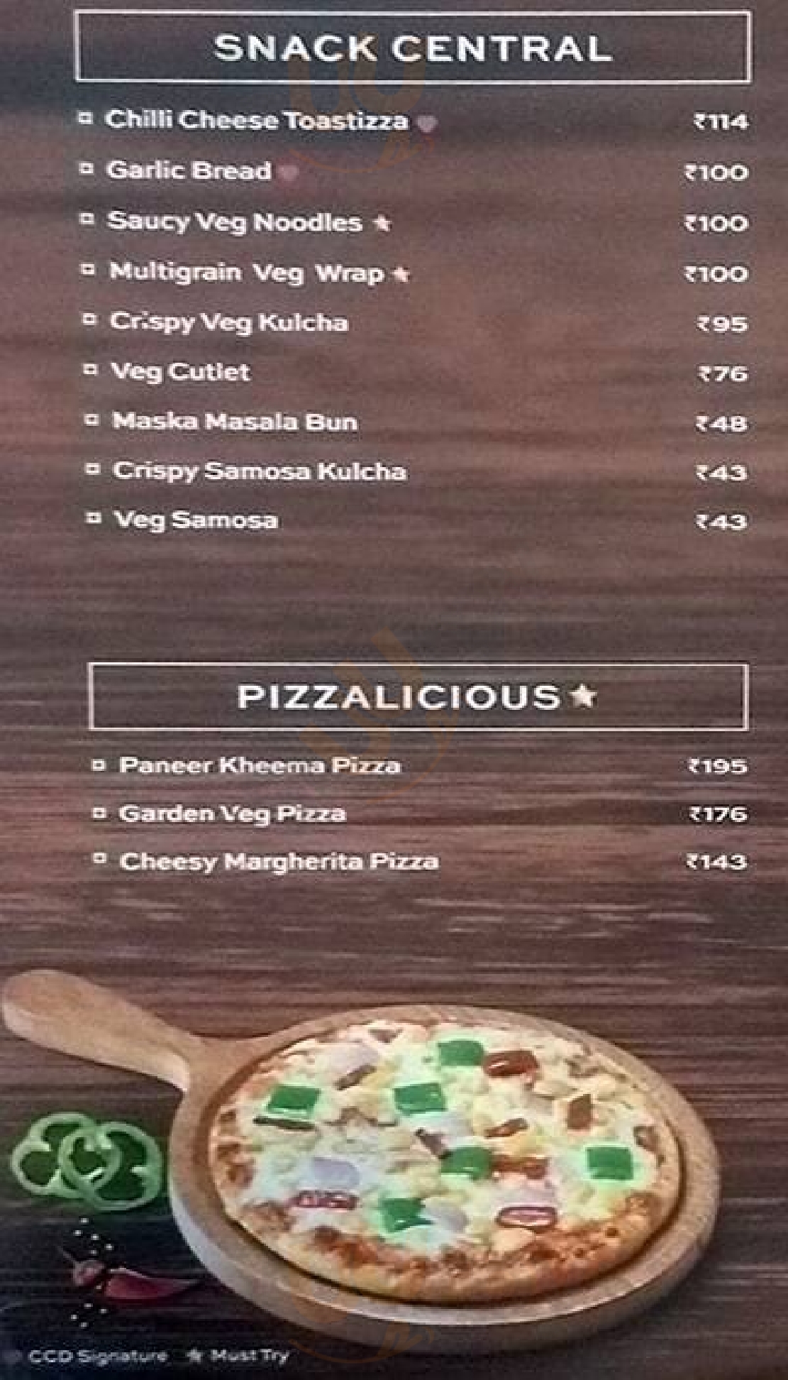 Cafe Coffee Day Ahmedabad Menu - 1