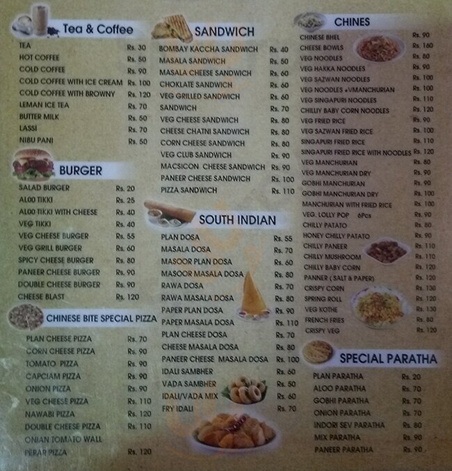 Chinese Bite Indore Menu - 1