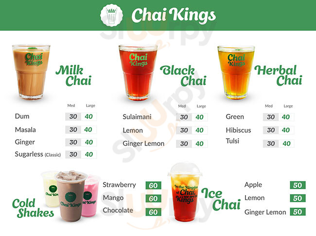 Chai Kings Chennai (Madras) Menu - 1