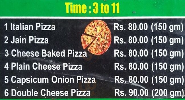 Jasuben Shah Old Pizza Ahmedabad Menu - 1