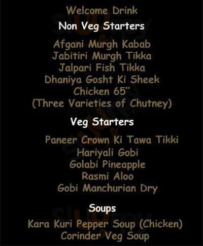 Rooftop Bbq Chennai (Madras) Menu - 1