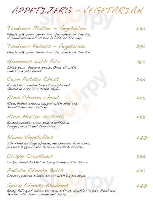 Copacabana Pune Menu - 1