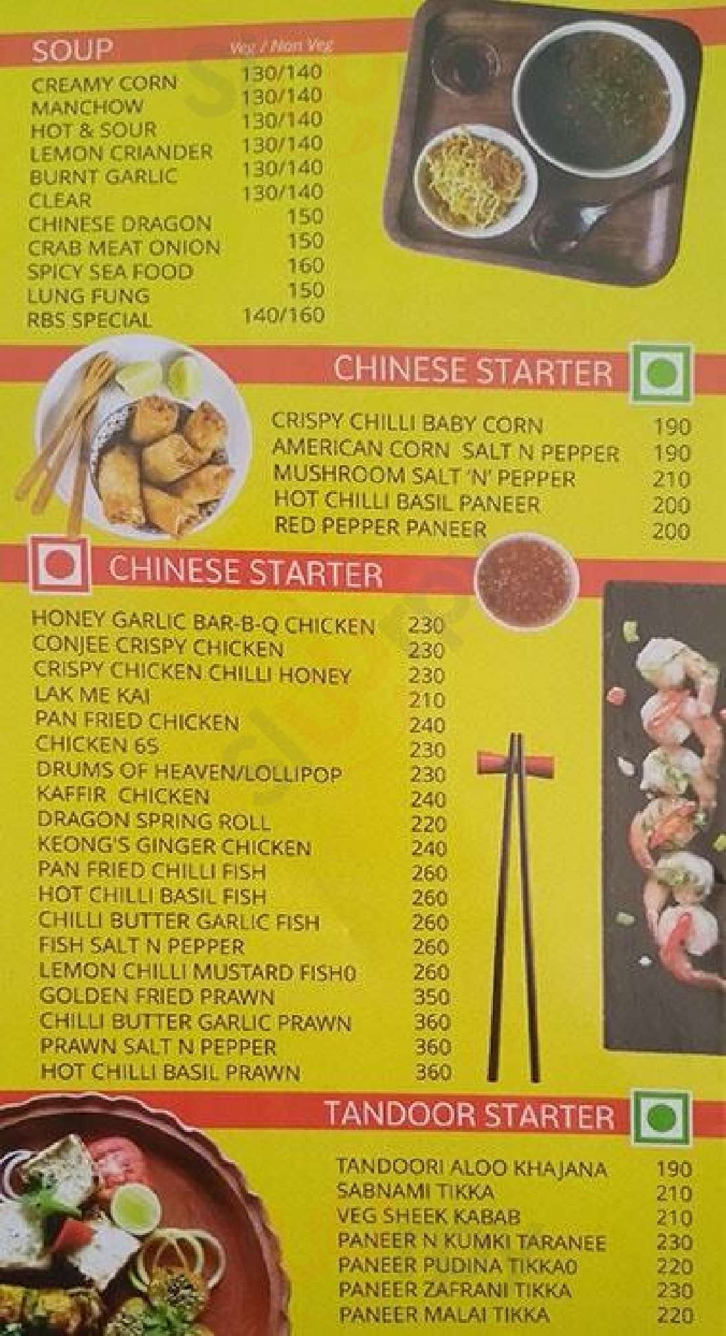 Red Bamboo Shoot Kolkata (Calcutta) Menu - 1