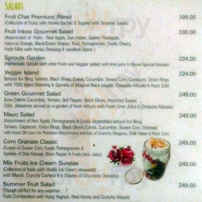 Fruit Inbox Gurugram (Gurgaon) Menu - 1