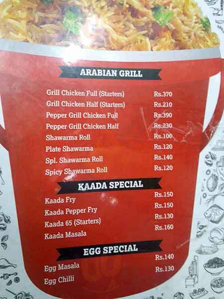 Ss Hyderabad Briyani Chennai (Madras) Menu - 1