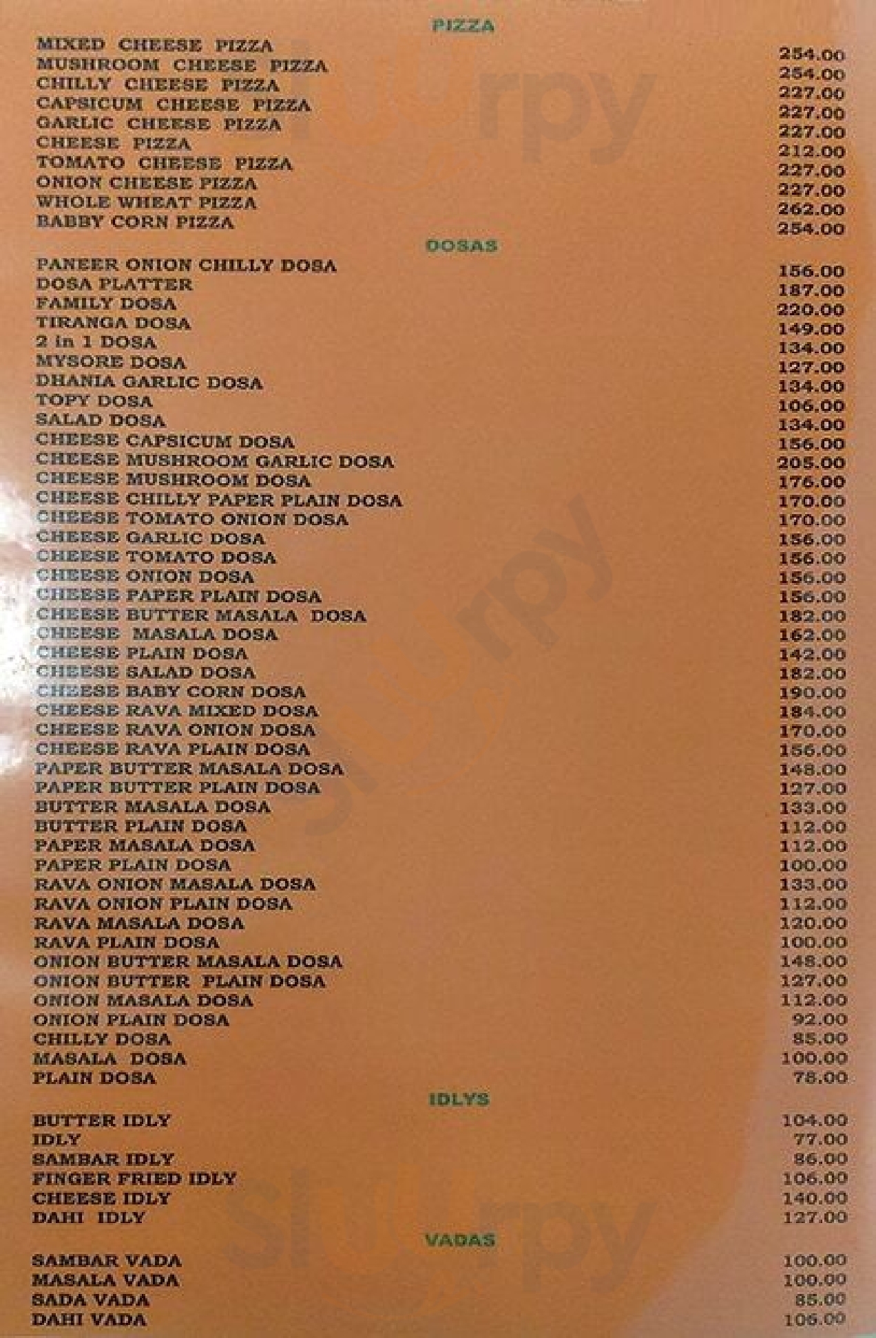 Garden Cafe Hazra Kolkata (Calcutta) Menu - 1