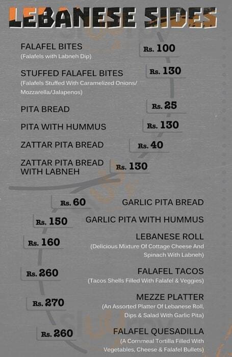 Falafel Lovers Pune Menu - 1