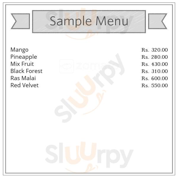 Bailey's The Cake Shop Pune Menu - 1