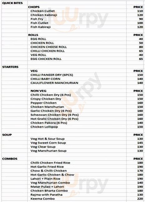 Food Streat Kolkata (Calcutta) Menu - 1