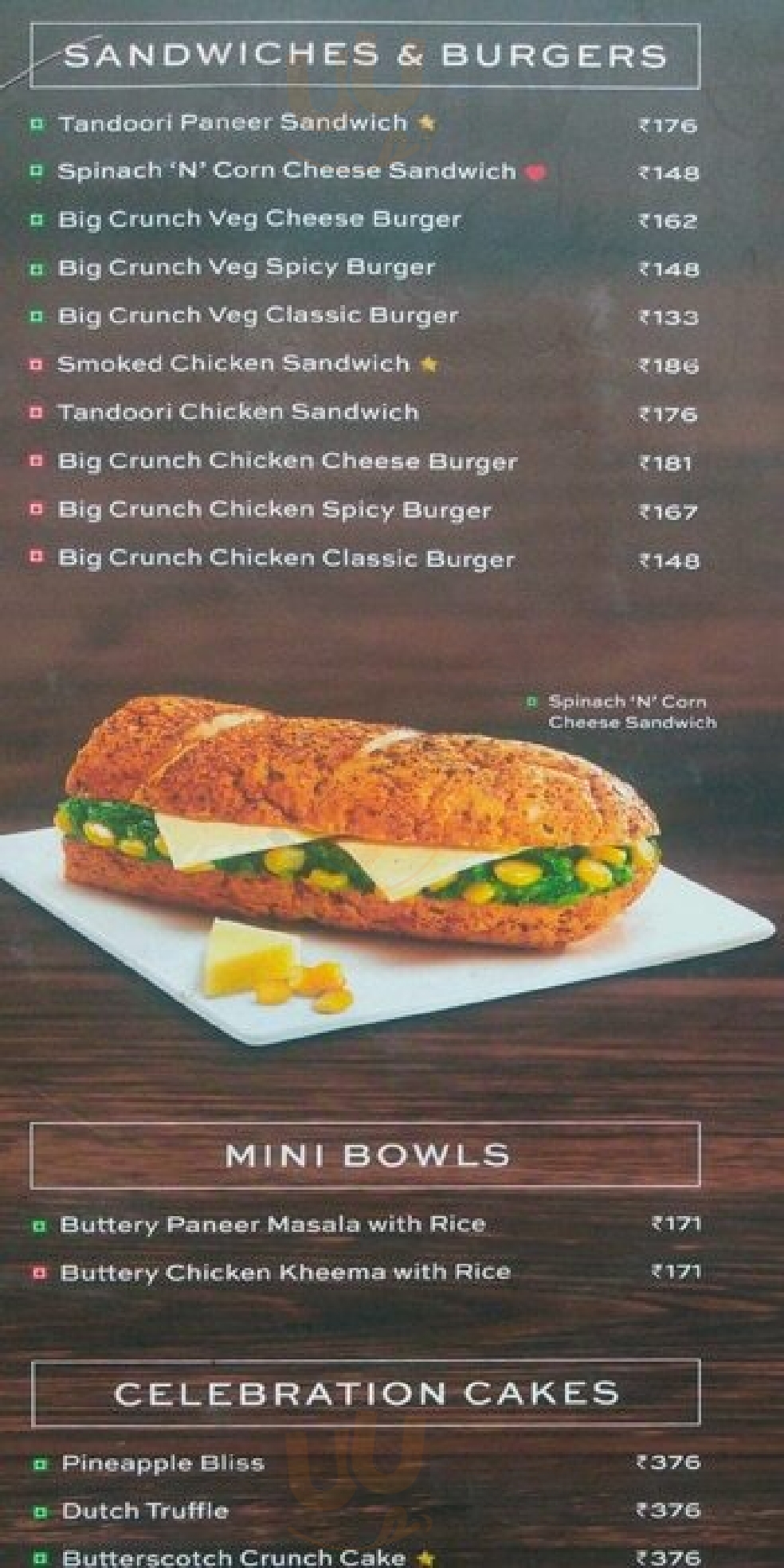 Cafe Coffee Day Pune Menu - 1