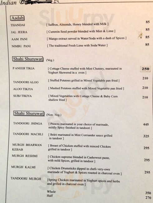 Gaylords Kolkata (Calcutta) Menu - 1