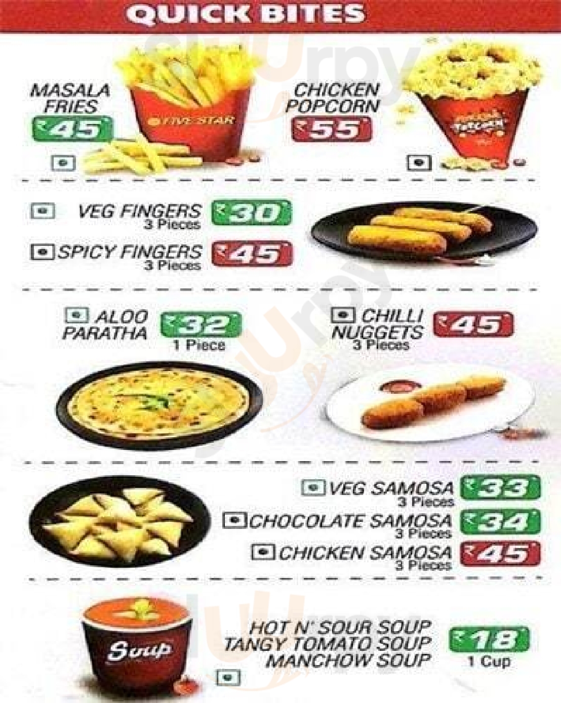 Five Star Chicken Chennai (Madras) Menu - 1