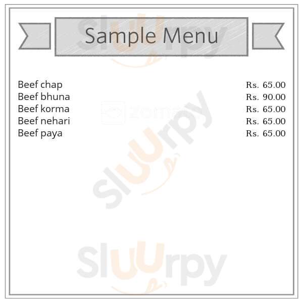 Nafeel Kolkata (Calcutta) Menu - 1