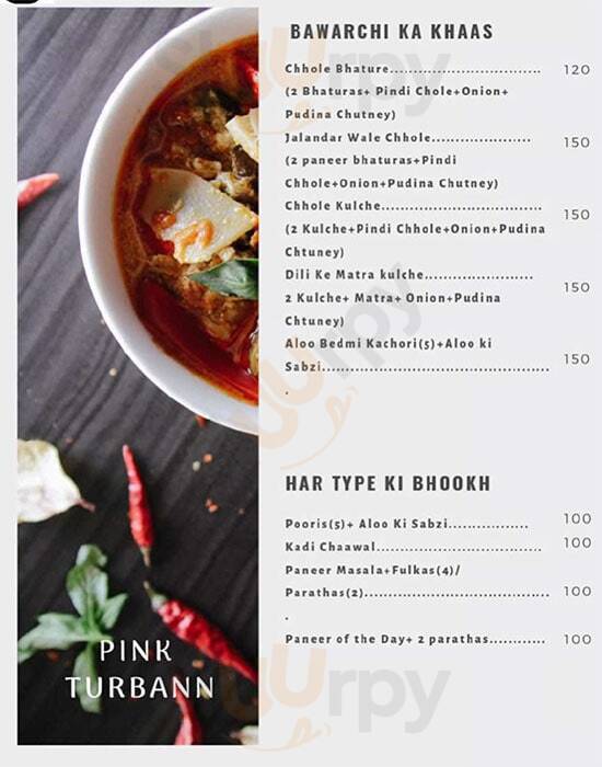 Pink Turbann Pune Menu - 1