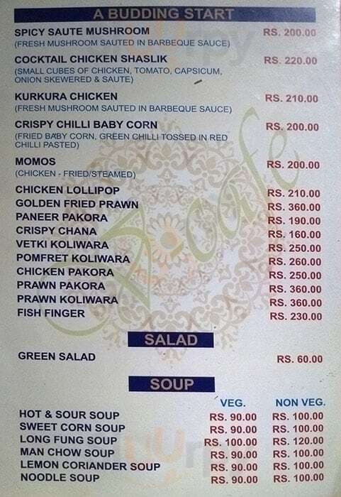 V Cafe Kolkata (Calcutta) Menu - 1