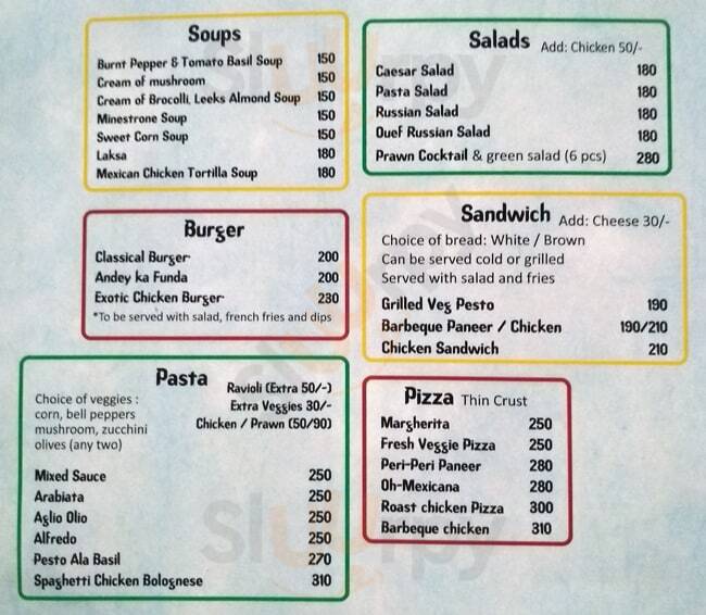 Pied Piper Cafe Kolkata (Calcutta) Menu - 1