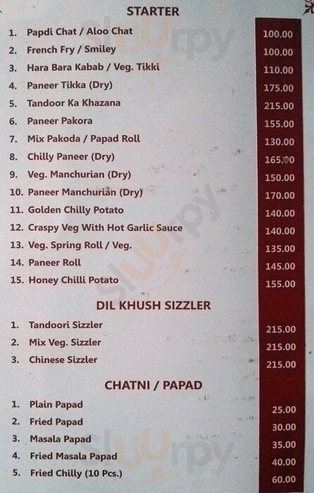 Shreemaya Restaurant Jaipur Menu - 1