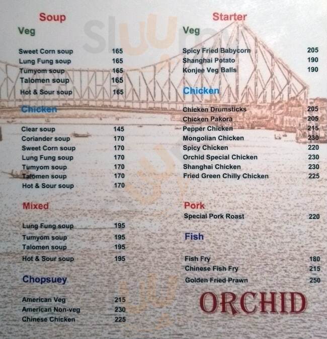 Orchid Kolkata (Calcutta) Menu - 1