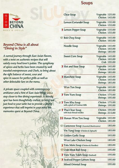 Beyond China Bengaluru Menu - 1