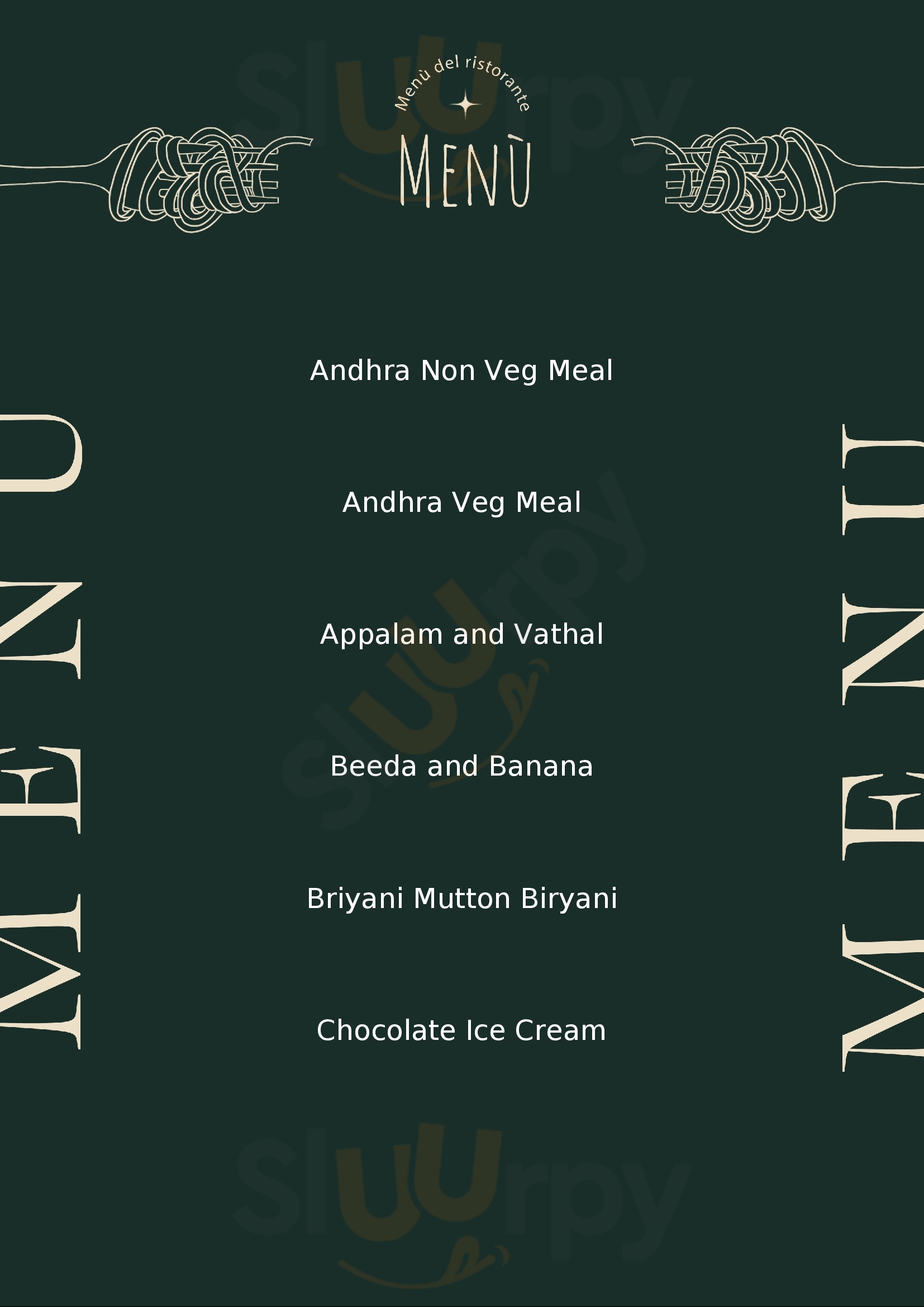 Palki, Amaravathi Complex Chennai (Madras) Menu - 1