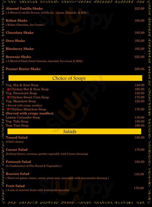 Cafe Cairo Jaipur Menu - 1